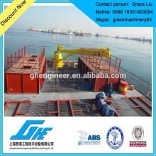 hydraulic telescopic knuckle boom marine cranes without winch